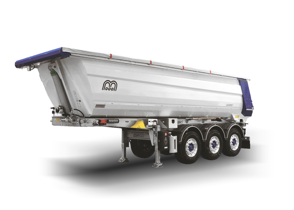 MENCI SA700R 750 acier, hayon B (Basculante), 24 m³ 7500 x 1440