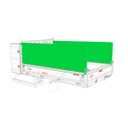 Rehausse latérale alu palplanche H 850 pour benne L 3100 - CABRETA