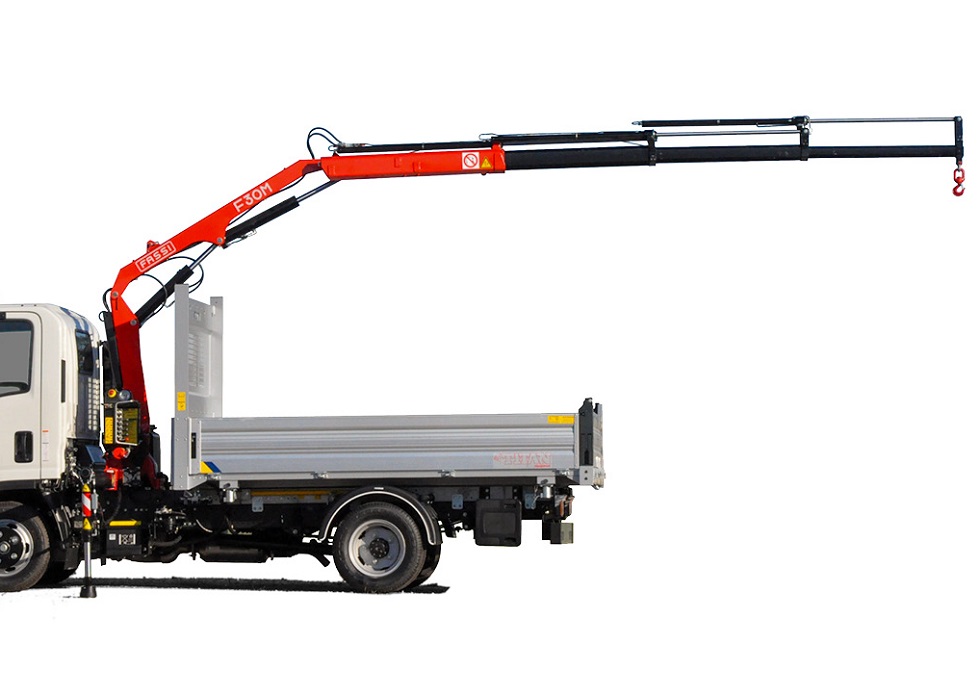 Tribenne aluminium 2600 x 1950 TITAN avec grue FASSI F30M.0.23 // M27 E