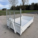 CORNUT Benne amovible ridelles rabattables alu 3160 x 2000 x 3300