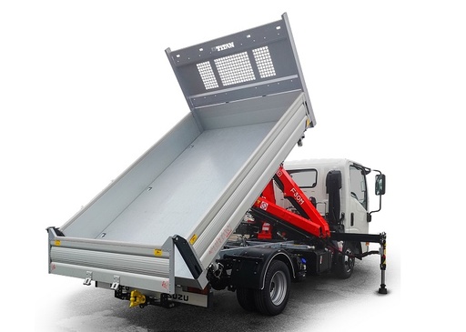 TITAN tribenne alu IT 2600 x 1950 et grue FASSI F30M.0.23