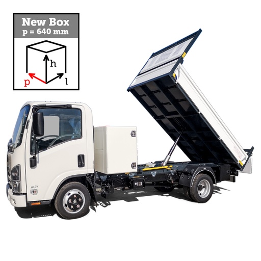 TITAN benne acier SL 3400 x 1950 et coffre