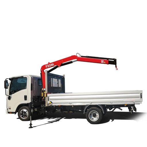 TITAN plateau alu 4100 x 2100 et grue FASSI F30M.0.23