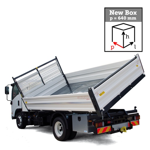 TITAN tribenne acier 3800 x 2300 et coffre