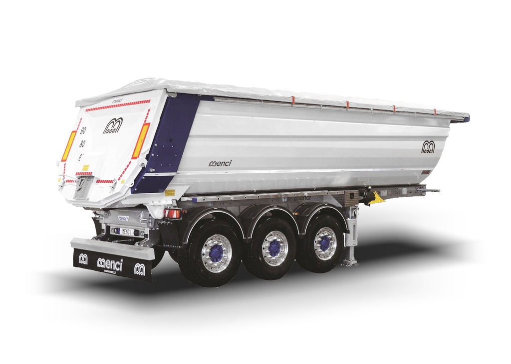 MENCI SA700R 750 acier, hayon B (Basculante), 27 m³ 7500 x 1640