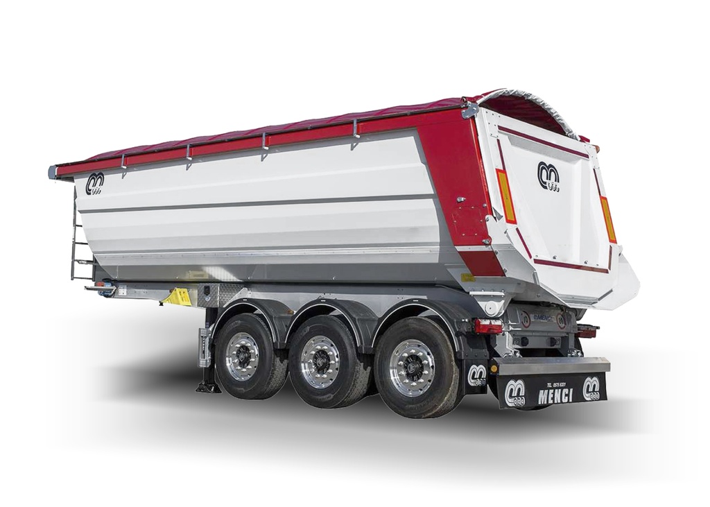 MENCI SA700R 720 acier, hayon B (Basculante), 26 m³ 7200 x 1640