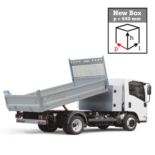 TITAN benne alu SL 2600 x 1905 et coffre
