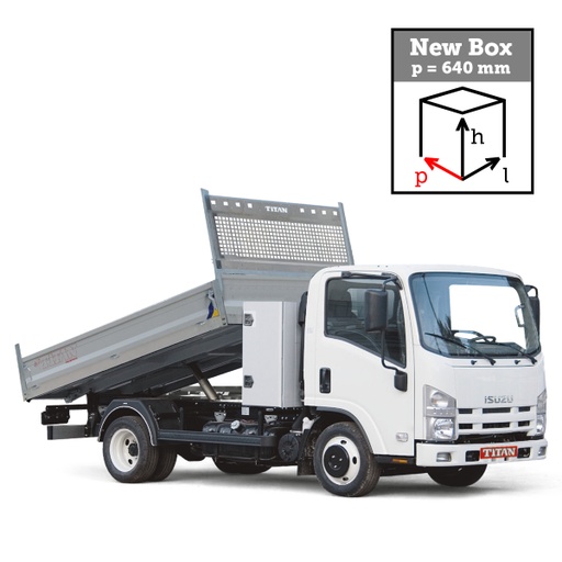 TITAN benne alu SL 3200 x 1950 et coffre