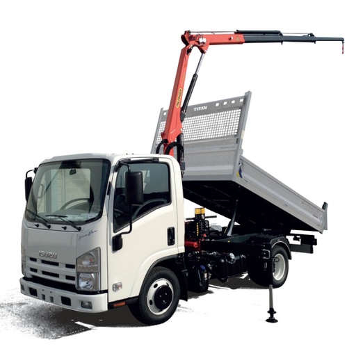 TITAN benne alu 2600 x 1950 et grue PALFINGER PK2900 B