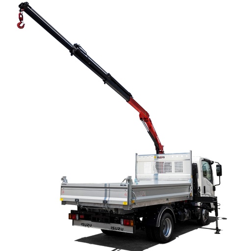 TITAN benne alu 2600 x 1950 et grue FASSI F30M.0.23