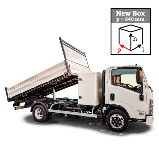 TITAN tribenne acier 4200 x 2300 et coffre