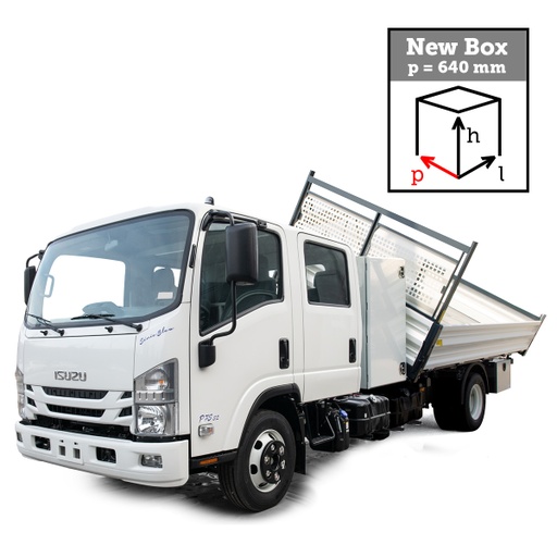 TITAN tribenne acier 3800 x 2300 et coffre