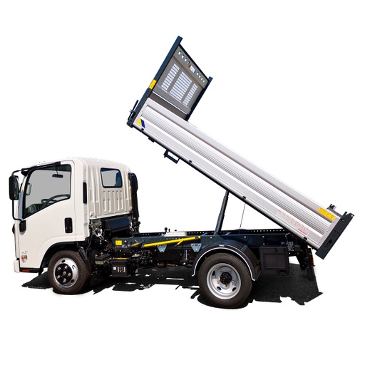 TITAN tribenne acier 3400 x 1950 avec groupe éléctropompe, ridelles acier