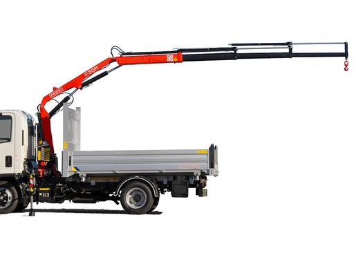 Tribenne aluminium 2600 x 1950 TITAN avec grue FASSI F30M.0.23 // M27 E