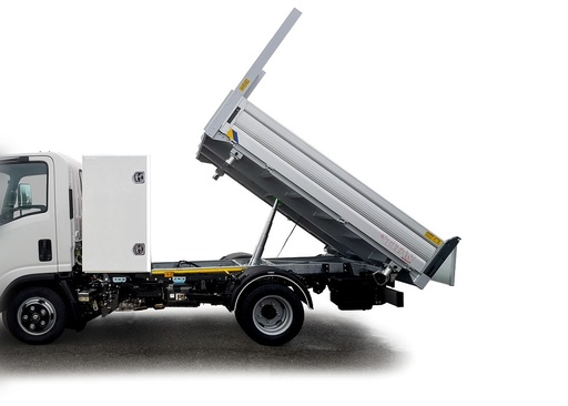 Tribenne aluminium 2600 x 1950 et coffre TITAN // M27 E