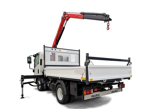 TITAN benne acier SL 3200 x 1950 et grue PALFINGER PK2900 B