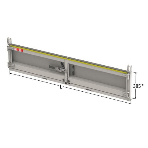 [CAB UPORTUAC01000] Porte arrière universelle 385x2100